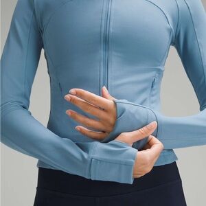 Lululemon Cropped Define Jacket *Nulu Utility Blue Size 4